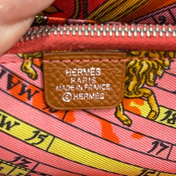 Hermes Silk 'In Wallet Gold (52400) - Picture 5 of 5